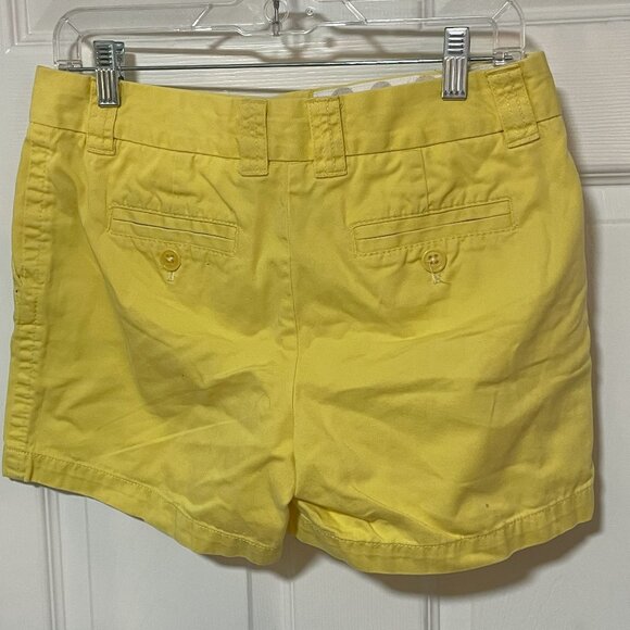 J. Crew Classic Fit City Fit Twill Chino Short in Yellow/Dandelion - 4 - Picture 4 of 4